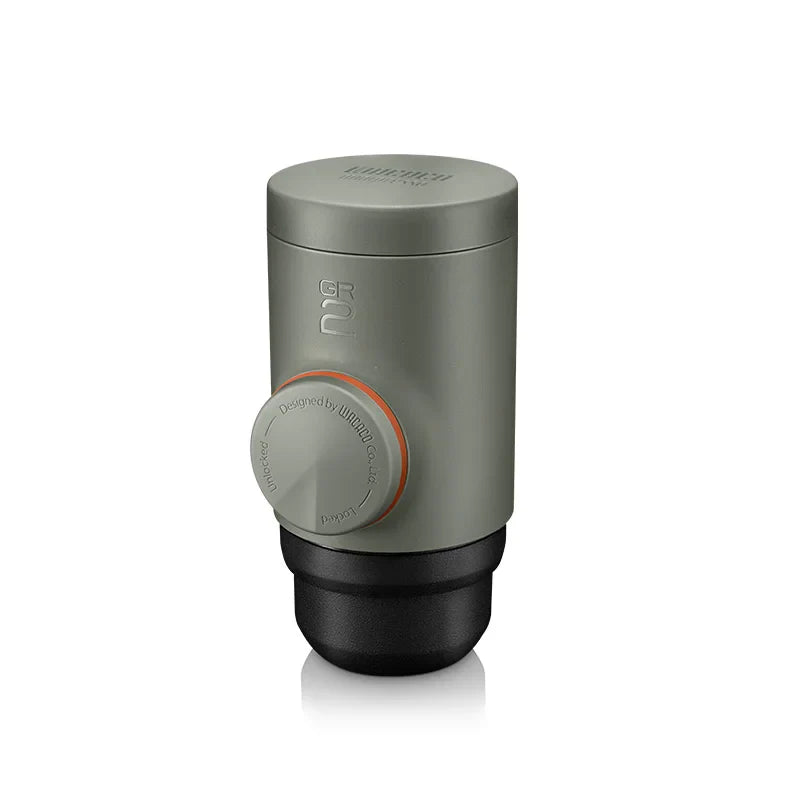 WACACO Minipresso GR2 – Tragbare Espressomaschine für den Außenbereich, kompatibel mit gemahlenem Kaffee, Reise- & Camping-Kaffeemaschine Geschenk