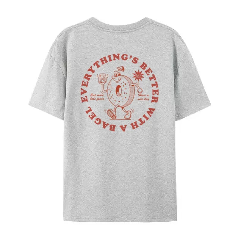 Alles ist besser mit einem Bagel T-Shirt