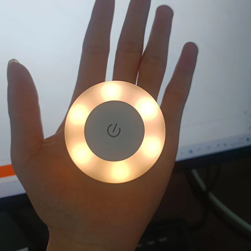 Frendorf | "Touch Dimming LED Tischlampe – USB aufladbar, kabellos, für Schlafzimmer, Küche, Schrank, Kleiderschrank und Treppen"