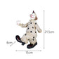 Vilead Zirkusclown Statue Joker Figurine Buffoon Puppe Sammlung Wohnzimmer Innendekoration Wohnungsdesign Bürotisch Dekor