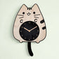 Frendorf | Happy Neugierige Katze Wanduhr
