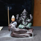 Clay-Style Ganesha Loban/Agarbatti Halter und Figurine