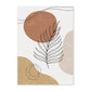 Abstrakte Beige Wandkunst Leinwanddrucke