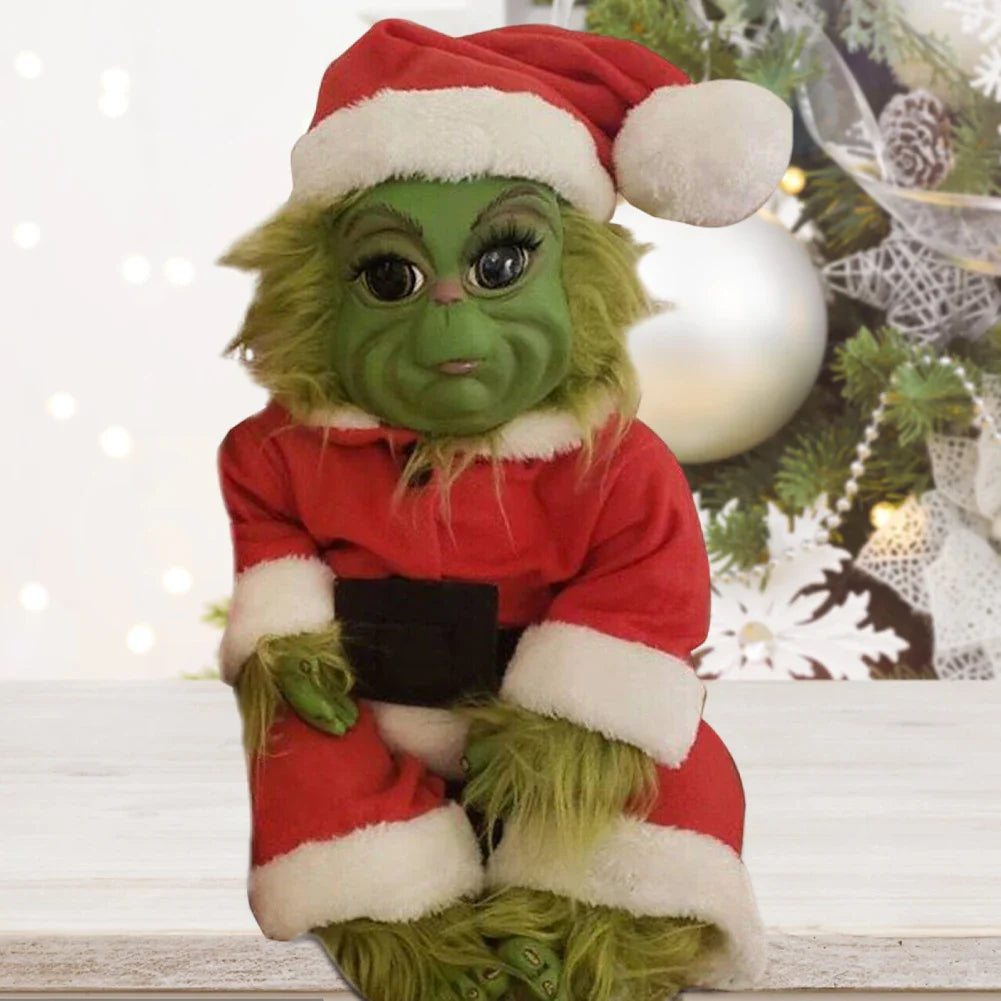 Frendorf | Weihnachts Grinch Kuschel Monster - Für Festliche Freude