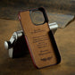 Frendorf | Leder iPhone 16/15/14 Rückseitenhülle Kartenhalter Case