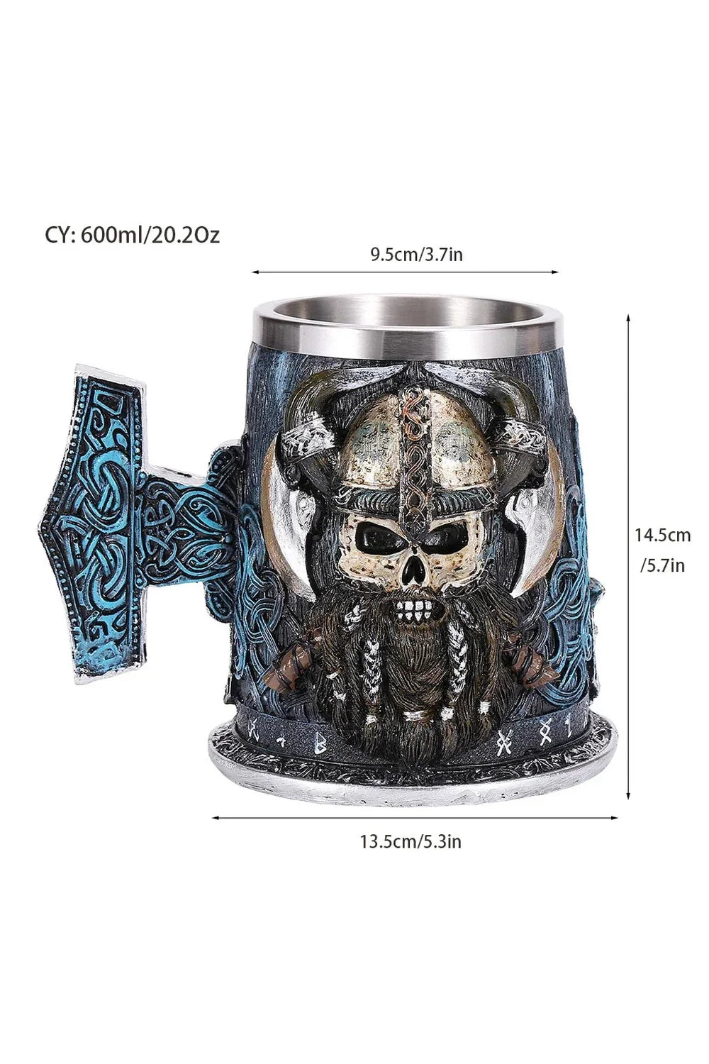 Skull Viking Bierbecher