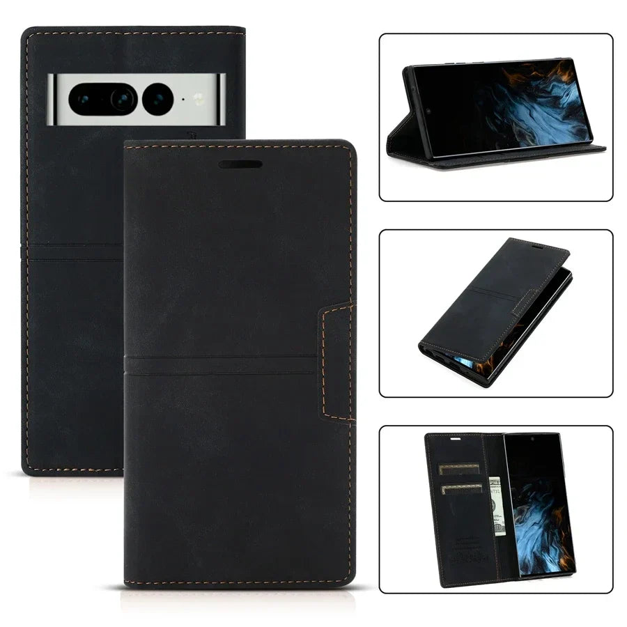 Frendorf |  Leder Wallet Hülle Flip Case - Google Pixel