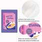 Abstraktes Buntes Bild Schwimmbad Kunst Poster Druck Romantisches Mädchen trinkt Milch Kuchen Leinwand Malerei Wohnzimmer Wohnkultur
