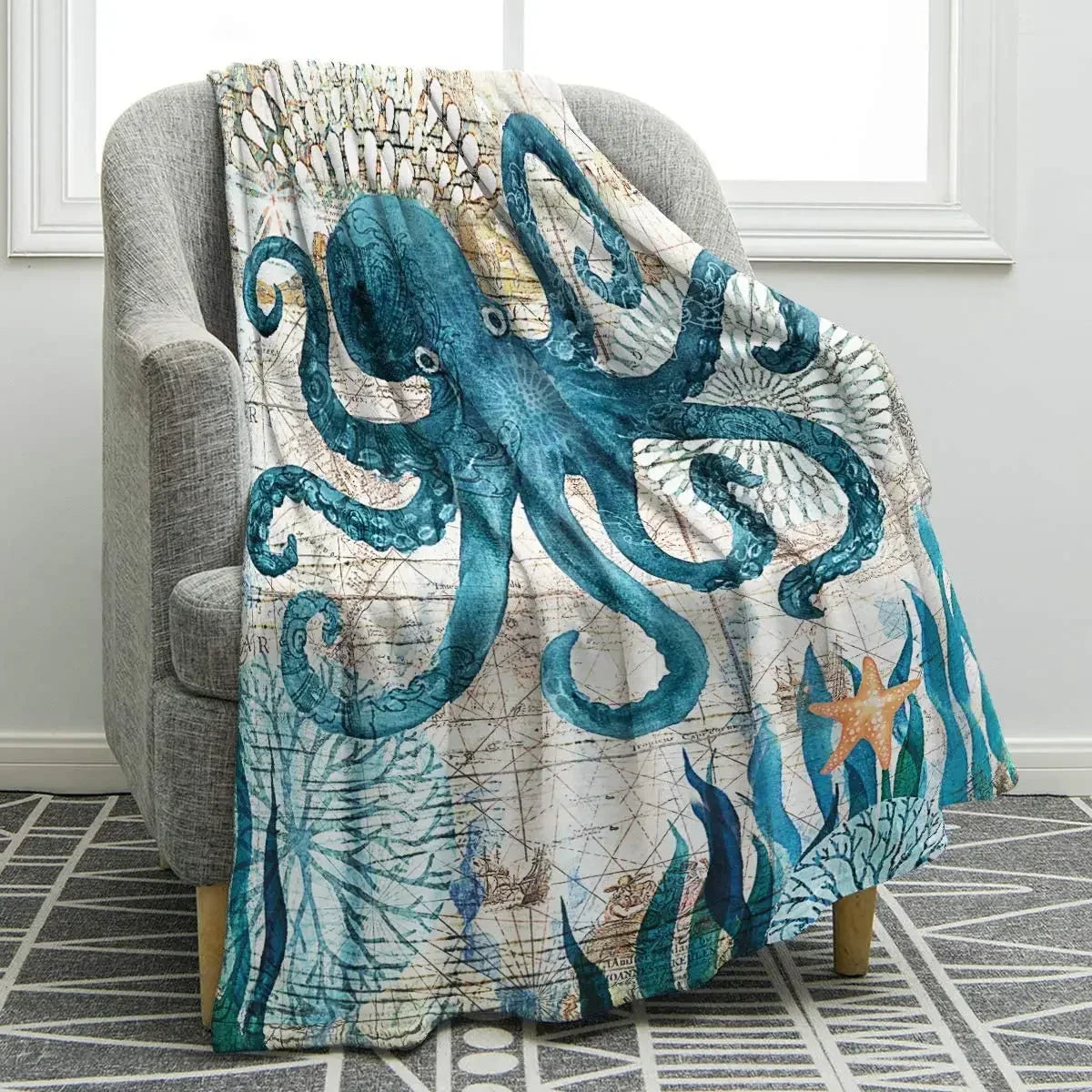 Frendorf | Sea Life Ocean Wurf-Oktopus-Decke