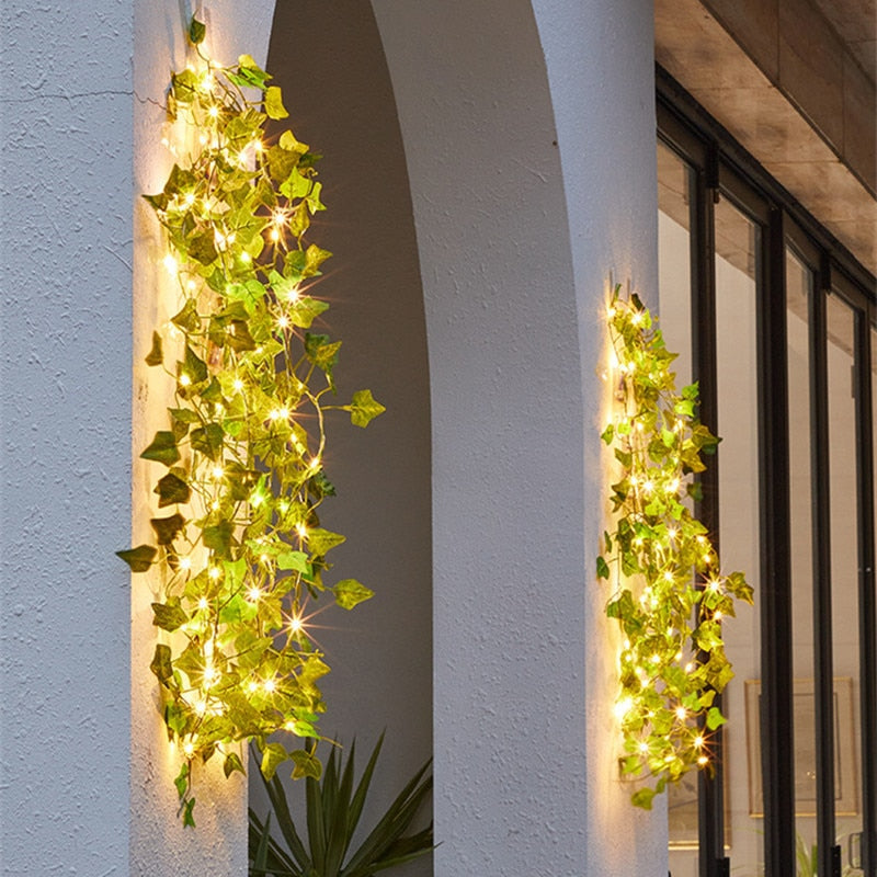 Gartenreben-LED-Lichterkette