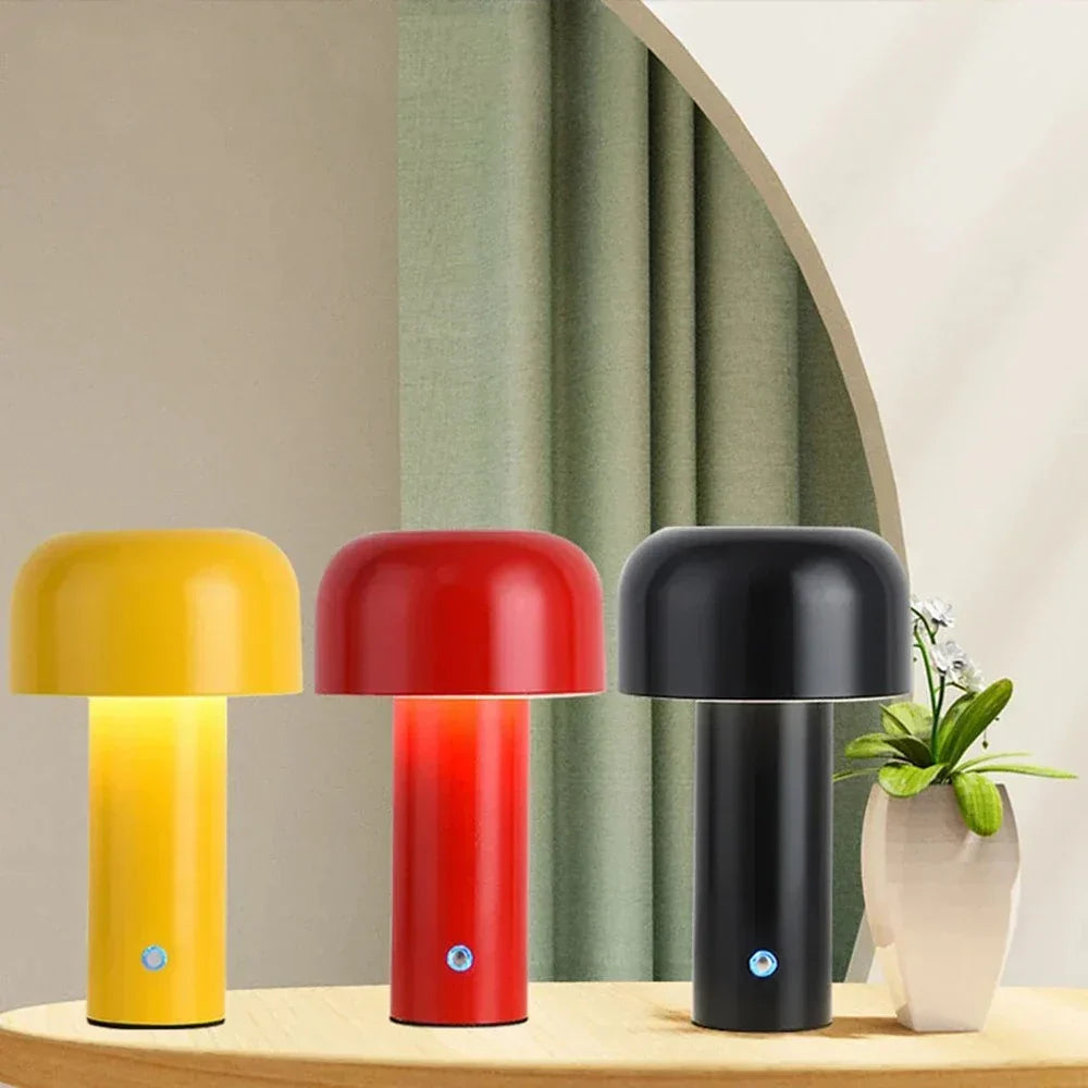 Pilz LED wiederaufladbare Tischlampe