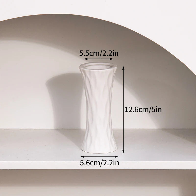 Minimalistische Keramik Blumenvase