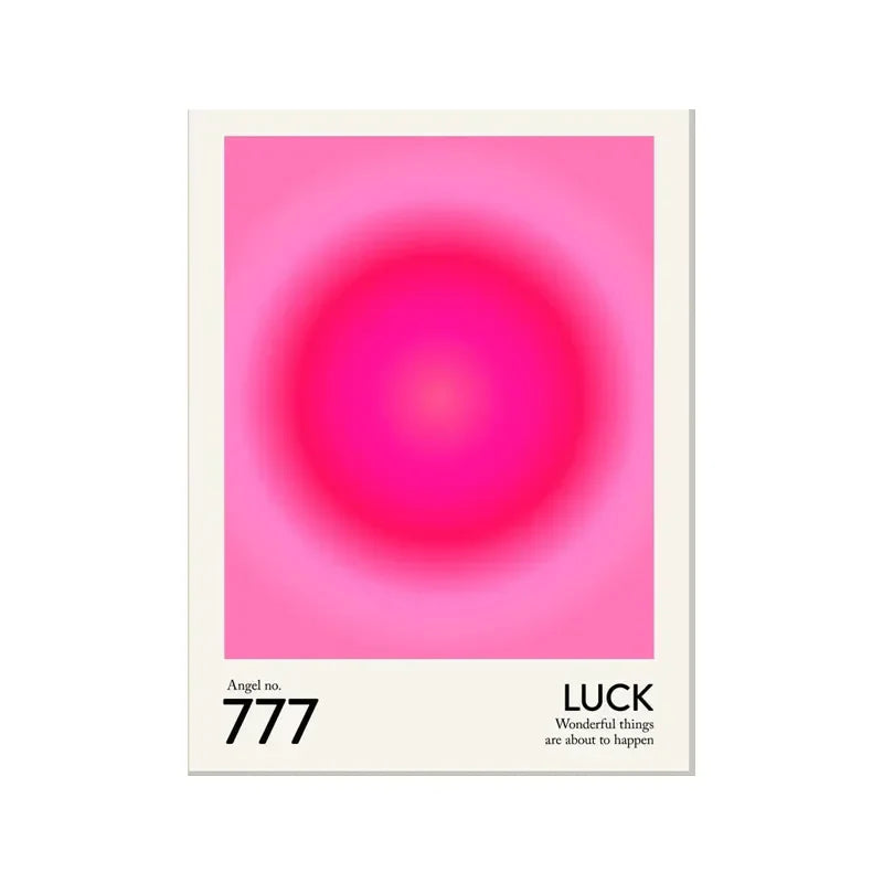 Moderne minimalistische Ästhetik, Wandkunst, Engel, digitaler Ton, Farbverlauf, Halo, Energie, Geheimnis, HD-Öl auf Leinwand, Poster, Heimdekoration, Geschenk