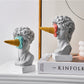 David Figurine mit Eiscreme Heimdekoration Skulptur