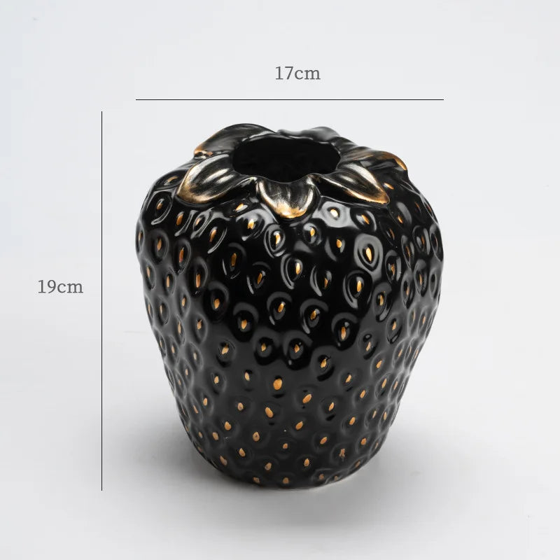Hässliche Erdbeer Vase