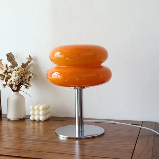 Macaron Glas Tischlampe Trichromatische Dimmung Wohnzimmer Atmosphäre Lampen Augenschutz Nachtlicht Mädchen Schlafzimmer Nachttisch Dekor