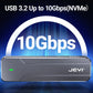 AlumSwift | M.2 NVMe/SATA SSD Gehäuse | USB 3.2 Gen 2 | Aluminium Gehäuse.