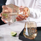 Frendorf | CrystalServe Diamond Design Trinkglas-Set (5-teilig) | Luxuriöses Glasdesign für stilvolle Getränke