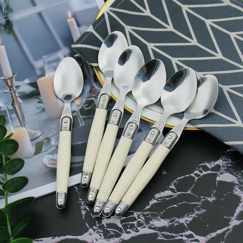 IvoryElegance – Luxus Laguiole Besteckset mit zeitlosem Stil