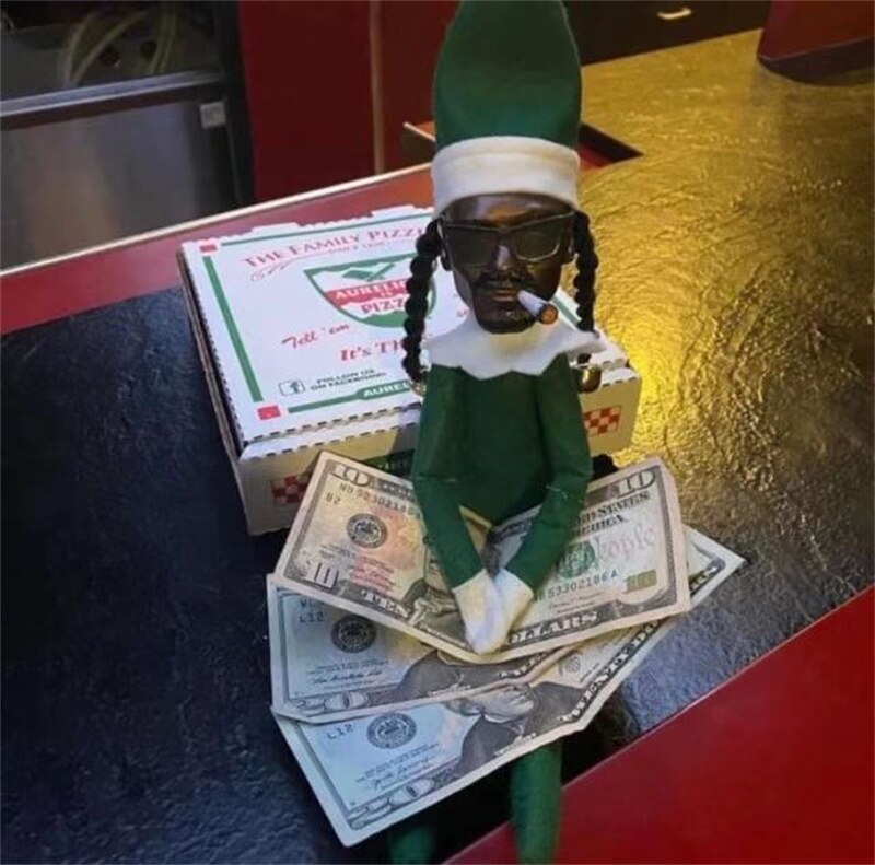 Kreative Snoop On A Stoop Weihnachtselfenpuppe Spy On A Bent Weihnachtsdekorationen Home Latex Ornamente Elfenpuppe Geschenkspielzeug
