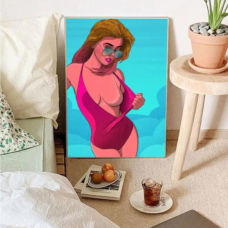 Malen nach Zahlen Poster Wandkunst Wohnkultur Zimmerdekoration Digitale Malerei Wohnzimmer Restaurant Küchenkunst