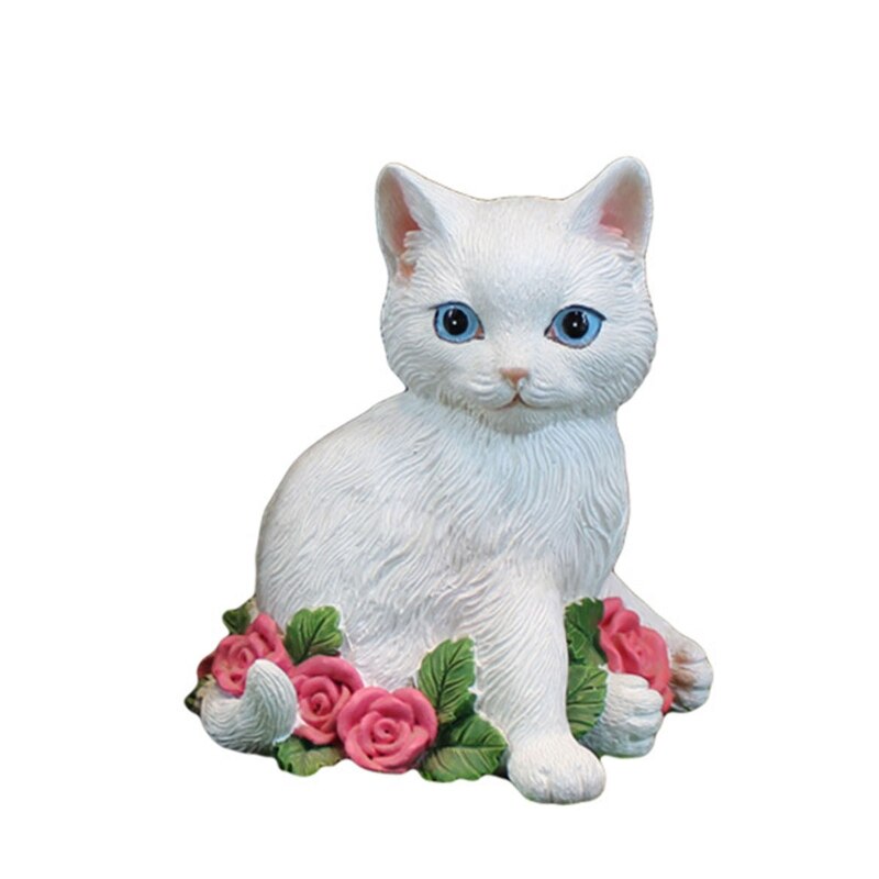 Niedliche Paar Katze Figurine