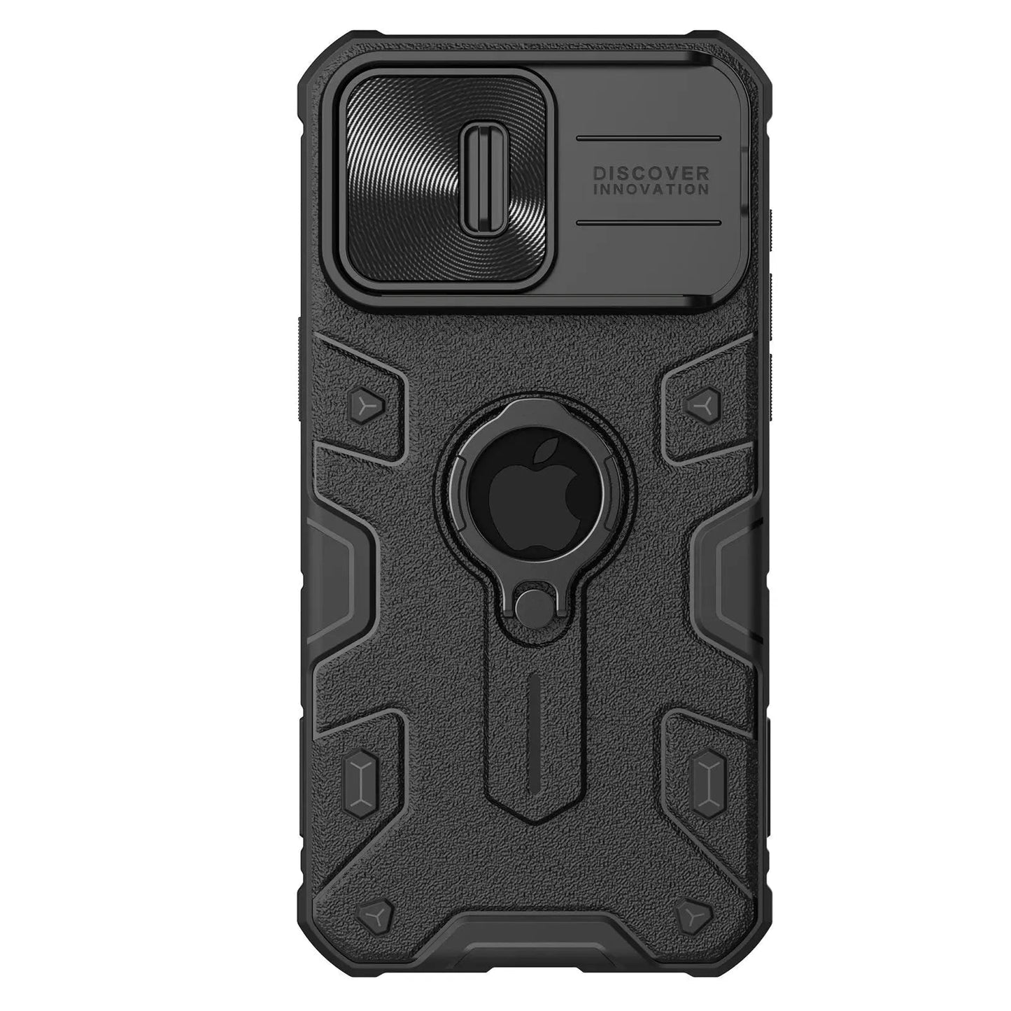 Frendorf | 360 CamShield Armor Ring-Kickstand-Hülle in Militärqualität für iPhone 15 Pro | 15 Pro Max