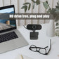 Full HD 1080P Webcam | Flexibel Drehbar | Eingebautes Mikrofon | USB Plug & Play