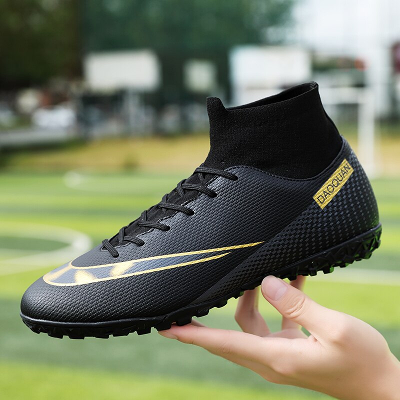 Frendorf | Turf Fußballschuhe Hohe Knöchel Futsal Männer Ag Tf Outdoor Atmungsaktive Fußball Stiefel Rutschfeste Trainer