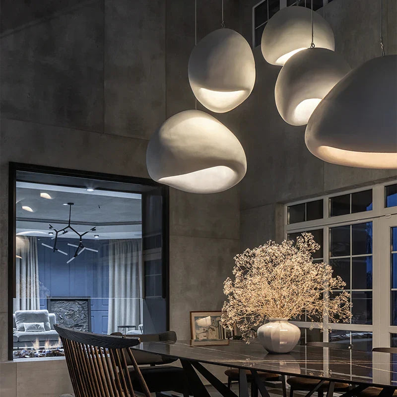 Frendorf | ZenGlow Wabi Sabi Pendelleuchte | Minimalistisches Design | Elegante Hängeleuchte für Wohnzimmer & Esszimmer