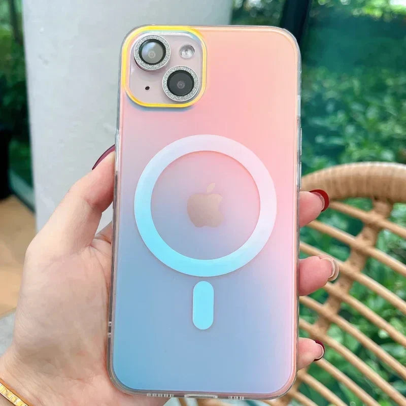 Frendorf | AuroraGlow Matte Gradient Hülle – Futuristische Eleganz & Schutz