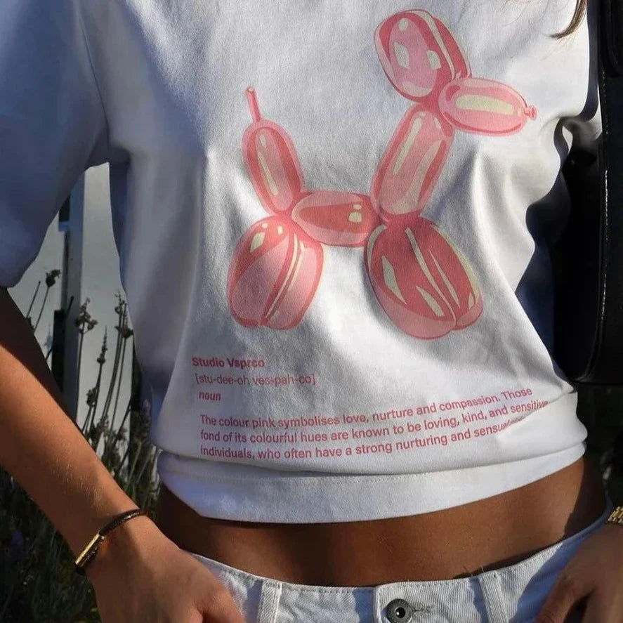 Ballon Hund T-Shirt