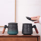 Keramische Teetasse mit Infuser und Deckel