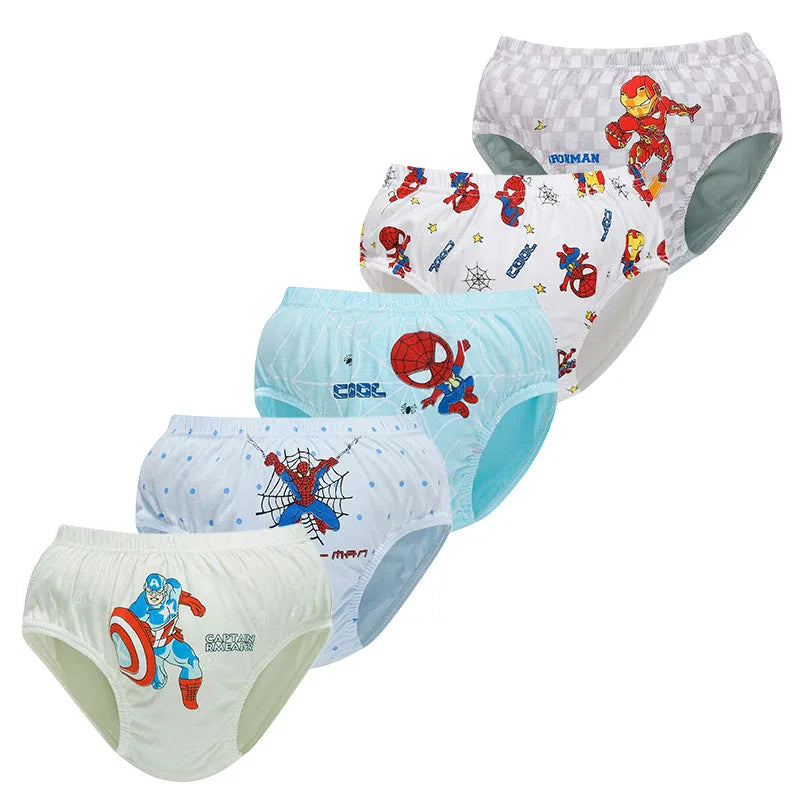 Frendorf | Spider-Man Unterwäsche Set für Jungen – 5 Teile in lustigen Superhelden-Designs