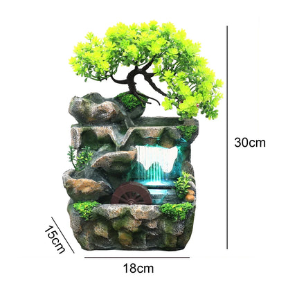 Frendorf | Naturale Mini Baum Wasserfall Tischbrunnen