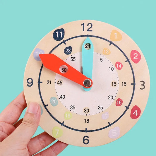 Montessori Bildungs Holz Uhr