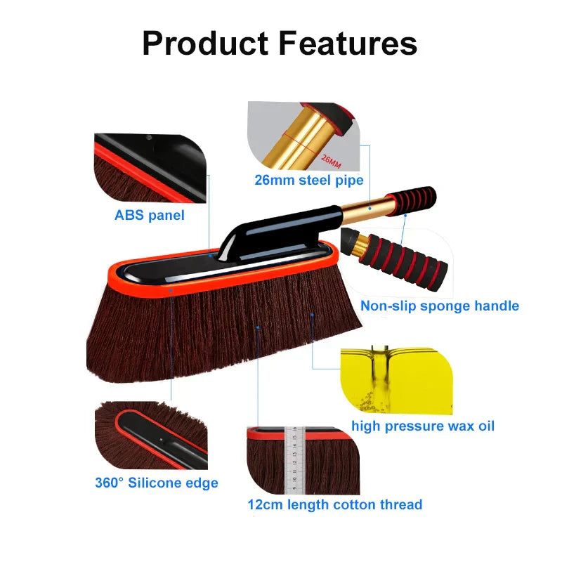 Frendorf | Auto Clean Teleskop-Mikrofaser-Staubentfernungsbürste fürs