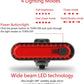Frendorf | USB Rechargeable Rear Bike Light – Wiederaufladbares Fahrrad Rücklicht mit IPX4 & 3 Leuchtmodi