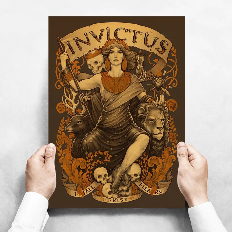 Art Nouveau Kraftpapier Poster Vintage Zuhause Zimmer Bar Café Dekor Ästhetische Kunst Wandgemälde