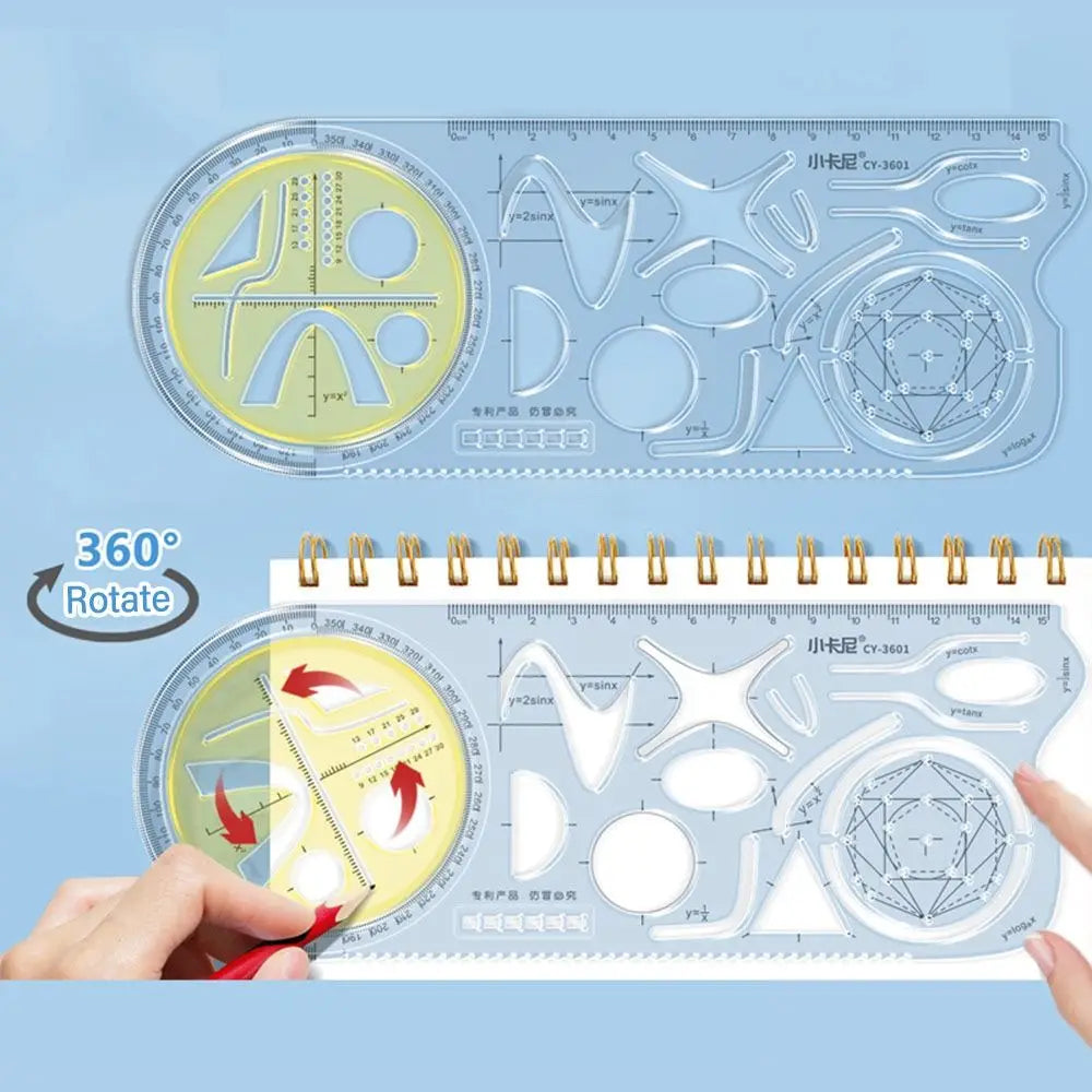 Frendorf | Mathematik Genie Multi-Winkel Zeichen Präzisionslineal