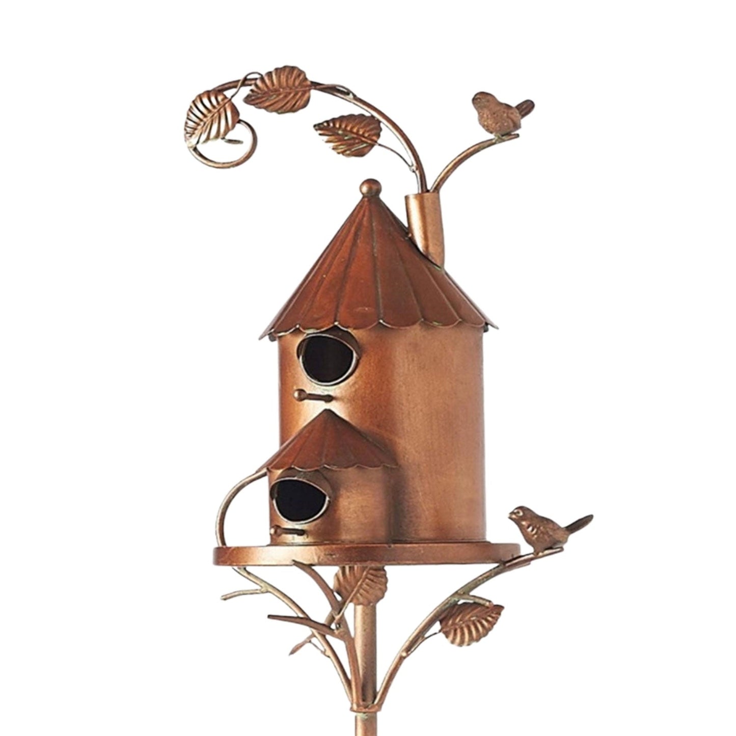 Metallkunst Vogelhaus Gartenstecker - Talart