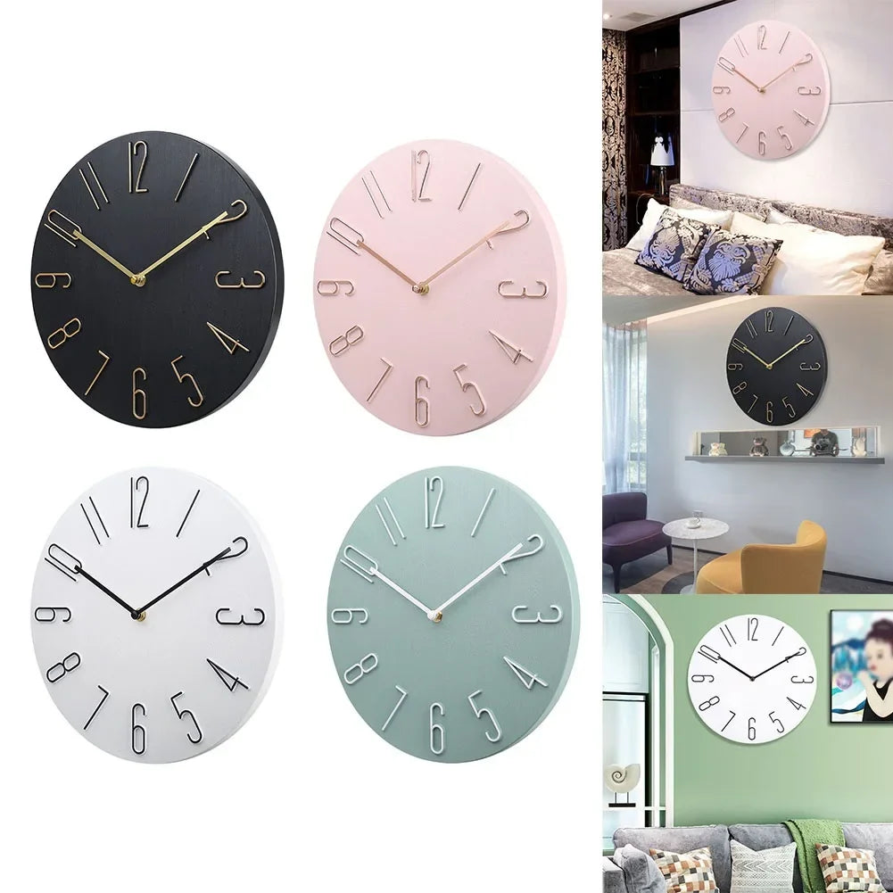 Schlichte, minimalistische Wanduhr