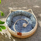 Bequeme Rattan Geflochtene Katzenbett