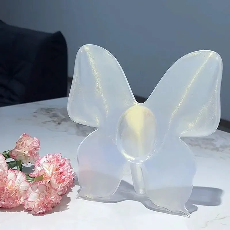 Frendorf | Künstlerische Schmetterling Klare Blumen Vase