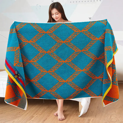 Fet zig Boho Diamantmuster Decke
