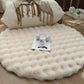 Frendorf | PlushCircle Rundteppich aus Kunstfell | Weich wie Kaninchenfell | Hochwertige Deko für Zuhause