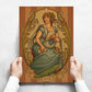Art Nouveau Kraftpapier Poster Vintage Zuhause Zimmer Bar Café Dekor Ästhetische Kunst Wandgemälde