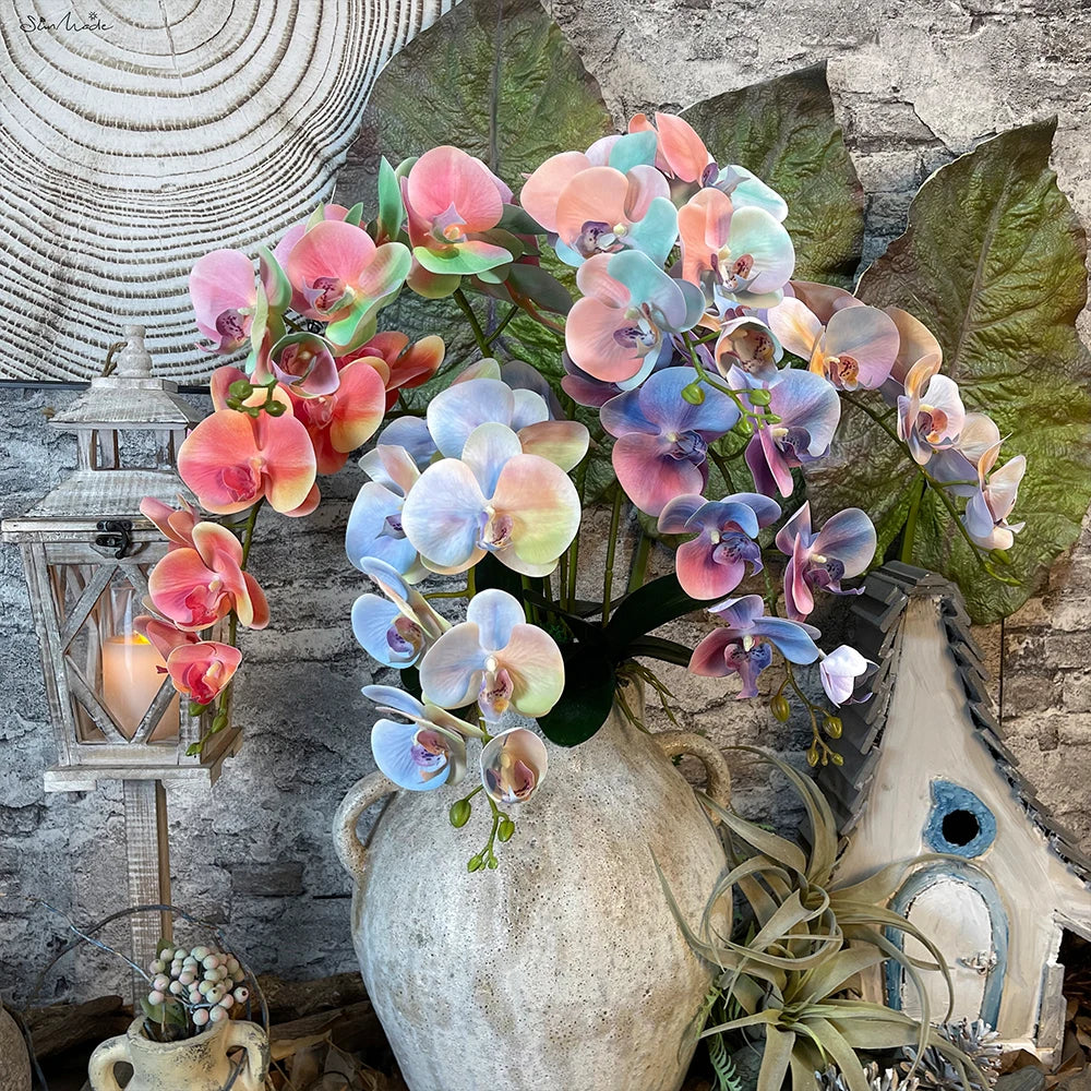Frendorf | Künstliche bunte Orchideenblumen