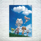 Cartoon Inoue toro Süßer Poster Wandbilder Für Wohnzimmer Herbst Dekor Klein