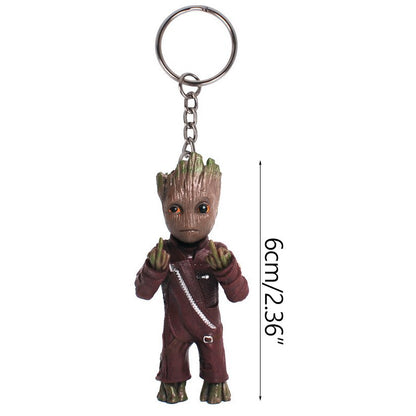 Cartoon Groot Miniaturfigur: Verspielte Bürodekoration